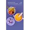 Bol 2 in 1 pentru snackuri cu lingurita, mov, U-Grow