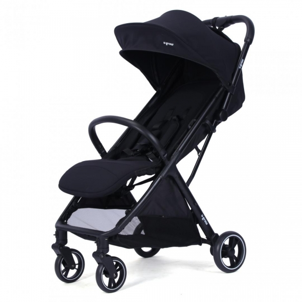 Carucior sport U-Grow autofold, 0-48 luni, negru