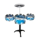 Set de 3 tobe Jazz, Eccho, 34 x 20 x 12 cm, 3+ ani, Albastru