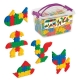 Set de constructie Smart Blocks – 160 de Piese, Multicolor
