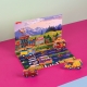 Puzzle trafic - Masinute, 17 piese, spuma EVA, 3+ ani, Multicolor