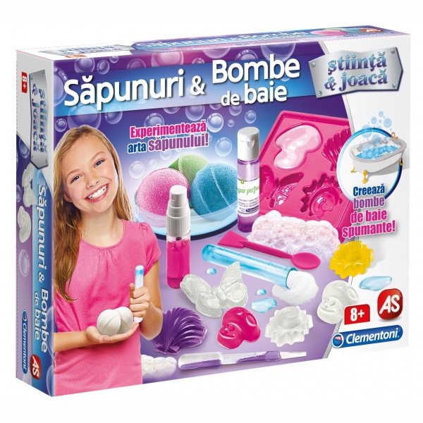 Joc interactiv Sapunuri si bombe de baie, Clementoni