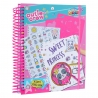 Carte de colorat cu sabloane, Cutie Crew, 16 pagini de colorat, markere si creioane incluse, Multicolor