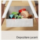 Scaun de masa pentru bebelusi si copii, telescopic, pliabil, masuta reglabila, suport picioare, centura siguranta, Roz