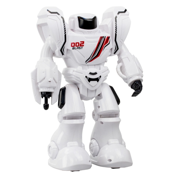 Robot cu sageti lansatoare, cu telecomanda, 5+ ani, Alb