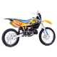 Motocicleta metalica HUSQVARNA CR125, Welly, Scara 1:18, Multicolor