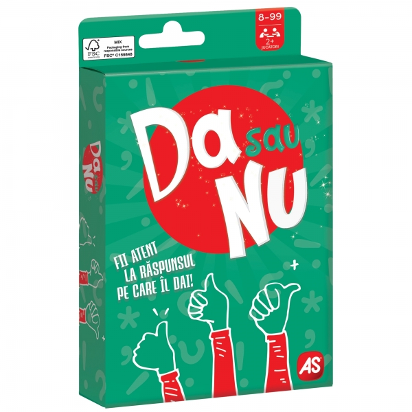 Joc de carti AS Games - Da sau Nu, limba romana