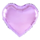 Balon din Folie Metalizata, Figurina Inimioara, Model Simplu, Tematica Iubire, 40 cm, Ambalaj Individual, Pai Inclus, Umflare cu
