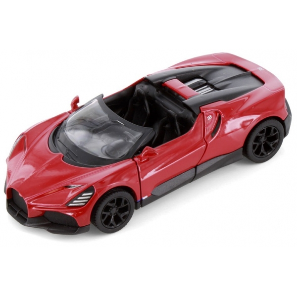 Macheta metalica Kinsmart, Bugatti Mistral, Scara 1:36, Rosu