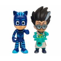 Set figurine Eroi in pijama cu lumini, Pisoi si Romeo