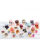 Set figurine Lol Surprise Lil sisters 5 piese + Pets 7 piese