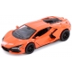 Macheta metalica Kinsmart, Lamborghini Revuelto, 12 cm, Portocaliu