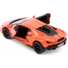 Macheta metalica Kinsmart, Lamborghini Revuelto, 12 cm, Portocaliu