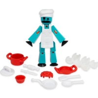 Figurina Stikbot French with Fred action pack
