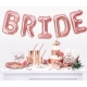 Set Baloane din Folie Metalizata, Model Team Bride, Litere de 40 cm, Tema Iubire, Baloane Party, Ambalaj Individual, Pai Inclus,