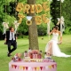 Set baloane din folie metalizata, model Bride to Be cu inel de logodna, litere de 40 cm, baloane party, ambalaj individual, pai inclus, auriu