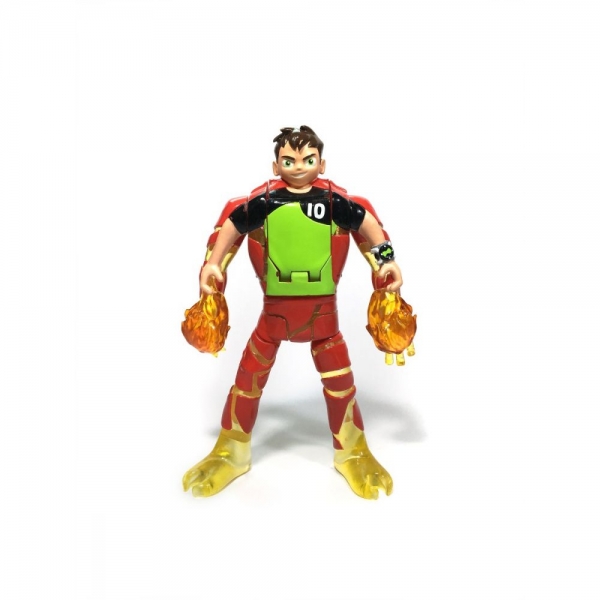 Figurina transformer Ben to Heatblast Ben 10