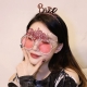 Ochelari Decorativi, Tema Nunta, Model Bride to Be, din Plastic, Roz