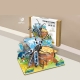 Puzzle 3D din lemn, Gandacel, 38 piese, 8+ ani, Multicolor