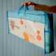 Covoraș de joaca pentru copii, 2 fete-lumea animalelor si calatorie pe mare, spuma, impermeabil, antiderapant, 200x180x1 cm