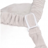 Perna tip rucsac pentru protectia capului, tetiera tip elefant de plus, pentru bebelusi, 33x6x19 cm, 180 g, gri