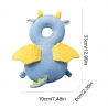 Perna tip rucsac pentru protectia capului, tetiera tip dragon, pentru bebelusi, design tip plasa, 33x6x19 cm, 180 g, albastru
