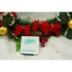 Set 12 fundite pentru brad, Rosii, clasice , 5 x 5 cm, din poliester