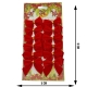 Set 12 fundite pentru brad, Rosii, clasice , 5 x 5 cm, din poliester