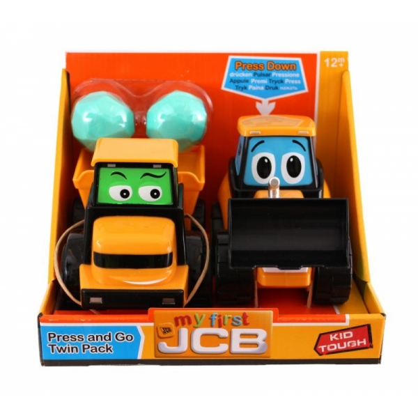 Primul meu JCB - Press n Go Twin Pack