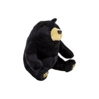 Jucarie de plus urs negru, 15 cm