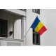 Steag tricolor romania, cu bat pentru fixare pe perete, 90 x 150 cm