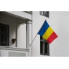Steag tricolor romania, cu bat pentru fixare pe perete, 90 x 150 cm