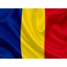 Steag tricolor romania, cu bat pentru fixare pe perete, 90 x 150 cm