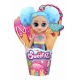 Papusa mini in con,sweetyz, par albastru, 12 cm