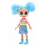 Papusa mini in con,sweetyz, par albastru, 12 cm