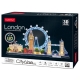 Cubic Fun - Puzzle 3D Led Londra 186 Piese