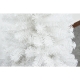 Brad de Craciun artificial cu suport inclus, 210 cm, 800 ramuri/varfuri, plastic, suport, utilizat pentru interior/exterior, alb