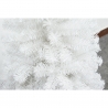 Brad de Craciun artificial cu suport inclus, 210 cm, 800 ramuri/varfuri, plastic, suport, utilizat pentru interior/exterior, alb