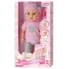 Papusa bebelusul care creste, interactiv, 3 functii, se inalta pana la 39 cm, bea lapte, cu accesorii