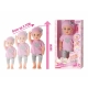 Papusa bebelusul care creste, interactiv, 3 functii, se inalta pana la 39 cm, bea lapte, cu accesorii