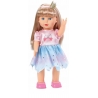 Papusa bebelus Luna care merge, interactiva, vorbeste, canta, 41 cm, Multicolor