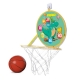 Jucarie interactiva 2 in 1, cos de basket si tinta de darts, minge 16 cm, pompa, 8 mingii cu scai, model dragon, multicolor