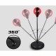 Jucarie interactiva model sfera de box cu suport, manusi incluse, inaltime reglabila, +3 ani, 120 x 20 x 23.5 cm, rosu/negru