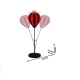 Jucarie interactiva model sfera de box cu suport, manusi incluse, inaltime reglabila, +3 ani, 120 x 20 x 23.5 cm, rosu/negru