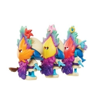 Set 3 figurine Strumfii cu masca si toiag Blister Jakks