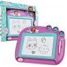 Tabla magnetica pentru desen Gabby's Dollhouse, 28.5 x 21 cm, Dezvolta creativitatea si incurajeaza scrierea, Mov/Turcoaz