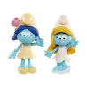Set 2 Strumfi - Smurfette si Smurfblossom