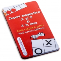 Joc de societate magnetic - X si 0 si 4 in linie