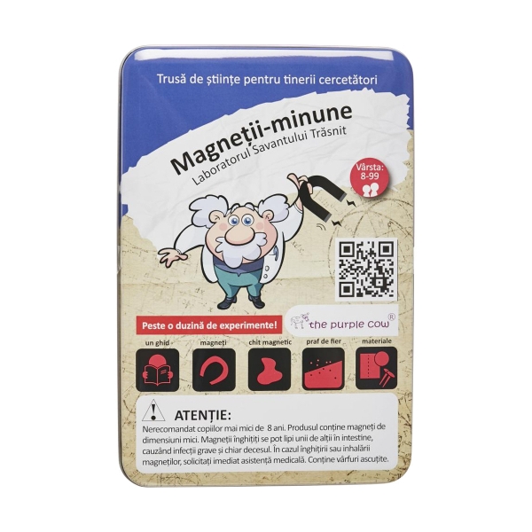 Joc magnetic educativ Momki - Laboratorul Savantului Trasnit