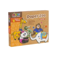 Set de artizanat Momki - Gradina zoologica din hartie